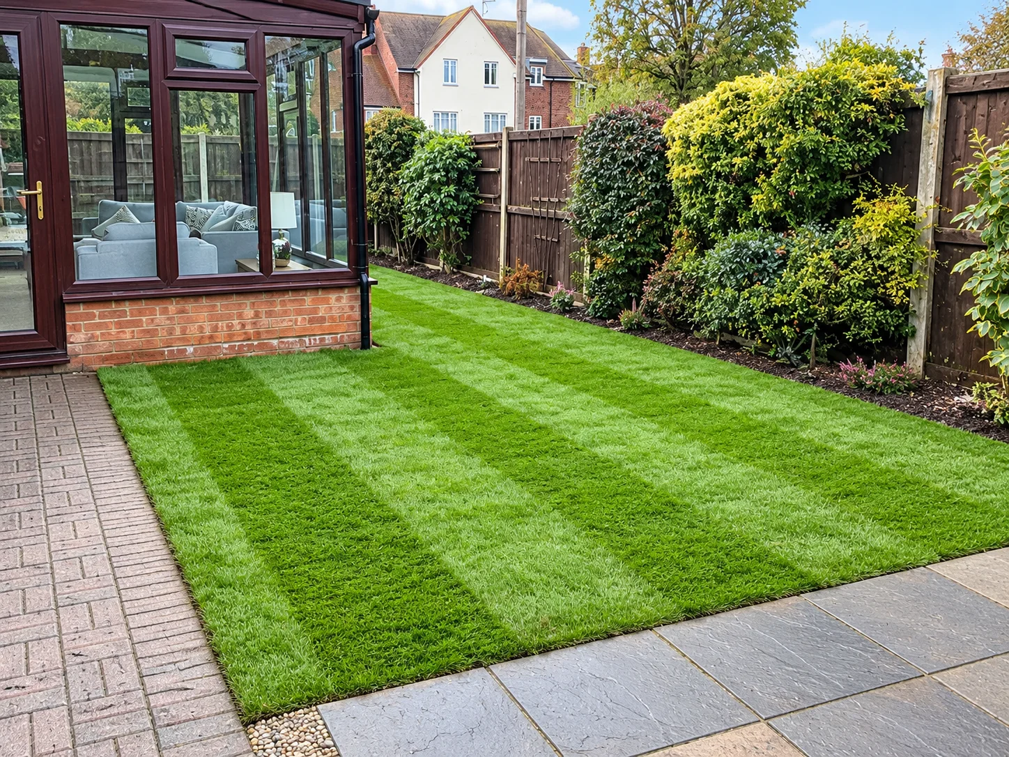 The third lawn laid